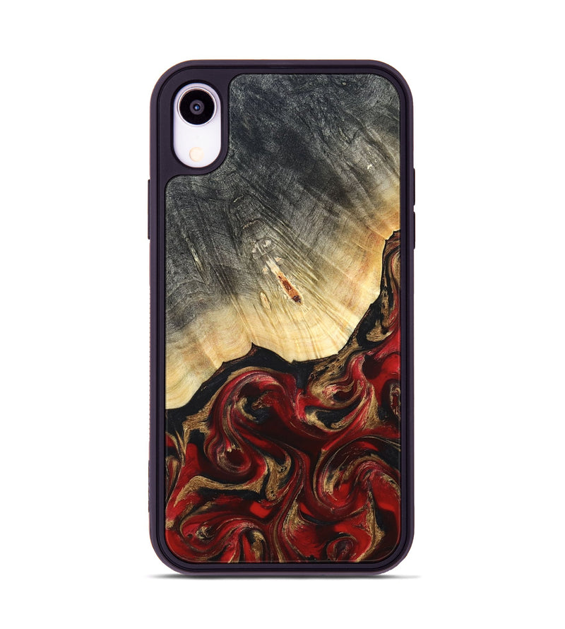 iPhone Xr Wood Phone Case - Dovie (Red, 823462)