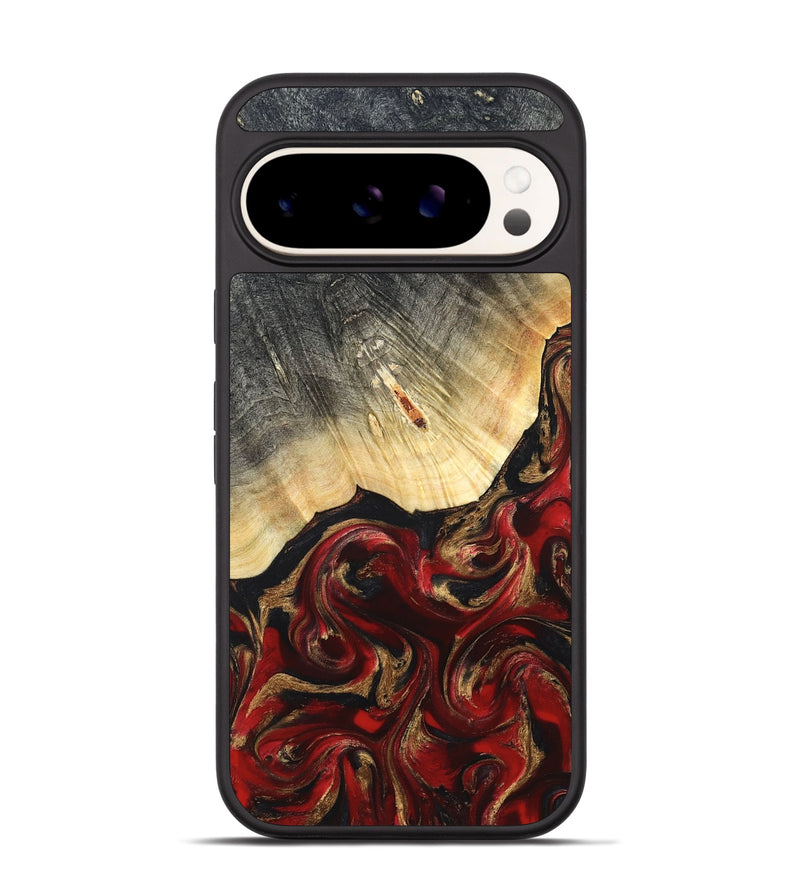 Pixel 9 Pro Wood Phone Case - Dovie (Red, 823462)