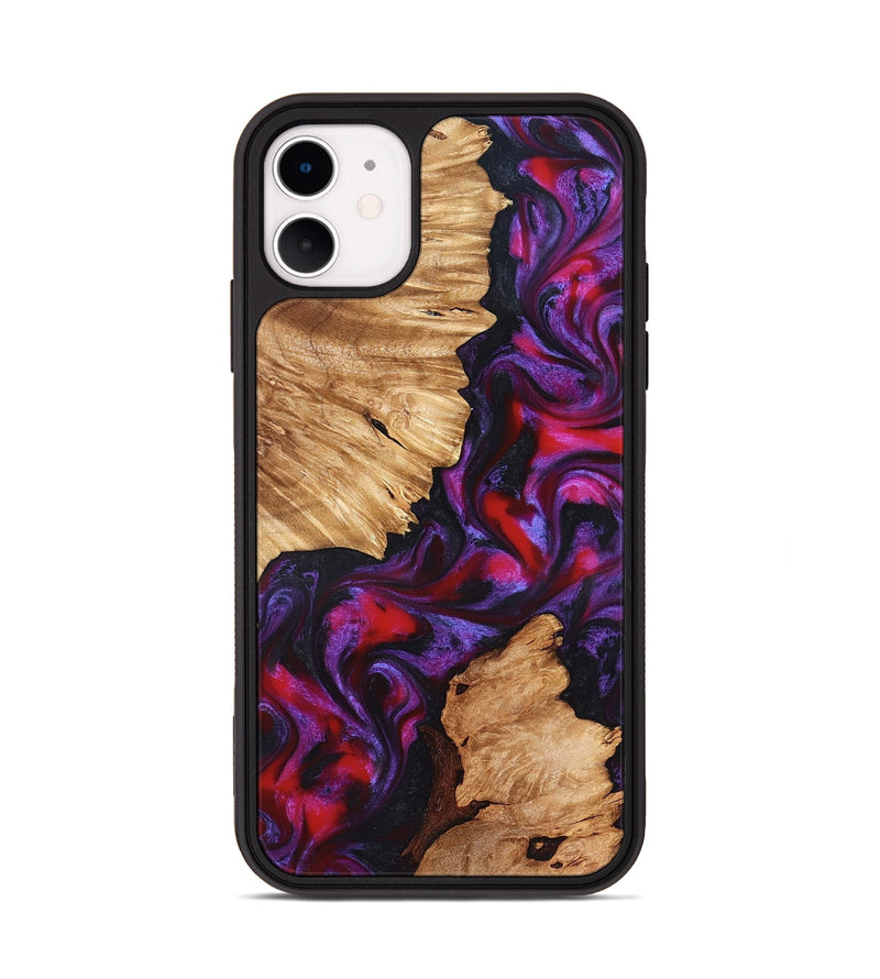 iPhone 11 Wood Phone Case - Alton (Red, 823463)