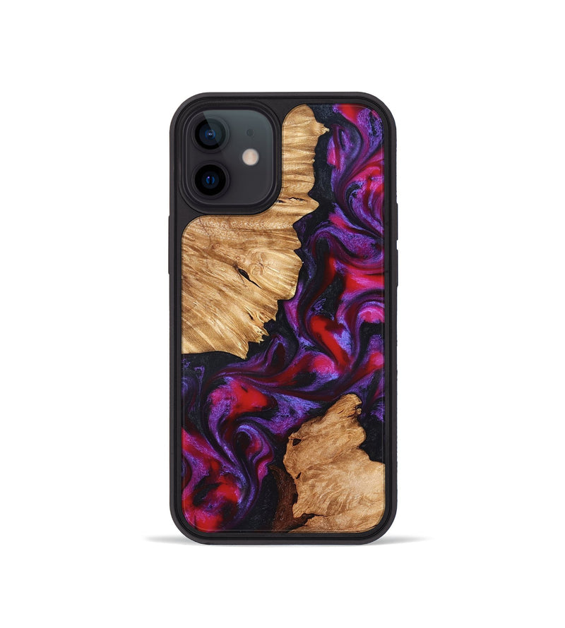 iPhone 12 mini Wood Phone Case - Alton (Red, 823463)