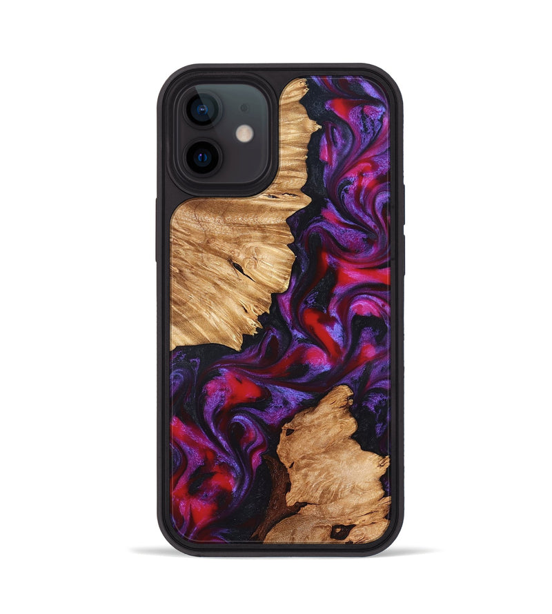 iPhone 12 Wood Phone Case - Alton (Red, 823463)
