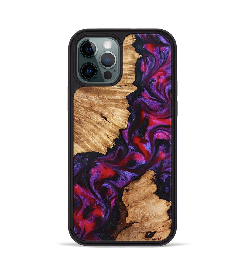 iPhone 12 Pro Wood Phone Case - Alton (Red, 823463)