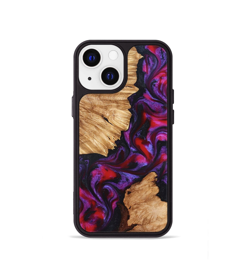 iPhone 13 mini Wood Phone Case - Alton (Red, 823463)