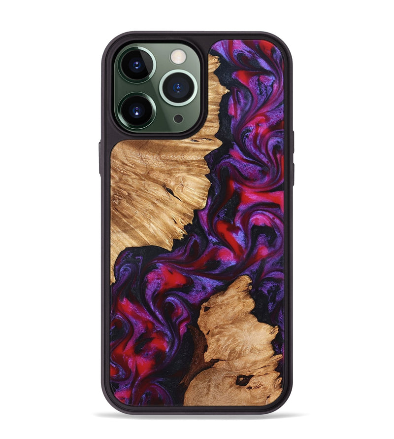 iPhone 13 Pro Max Wood Phone Case - Alton (Red, 823463)