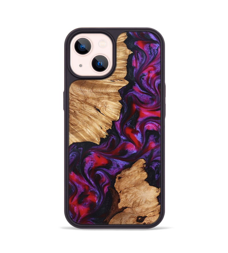 iPhone 14 Wood Phone Case - Alton (Red, 823463)