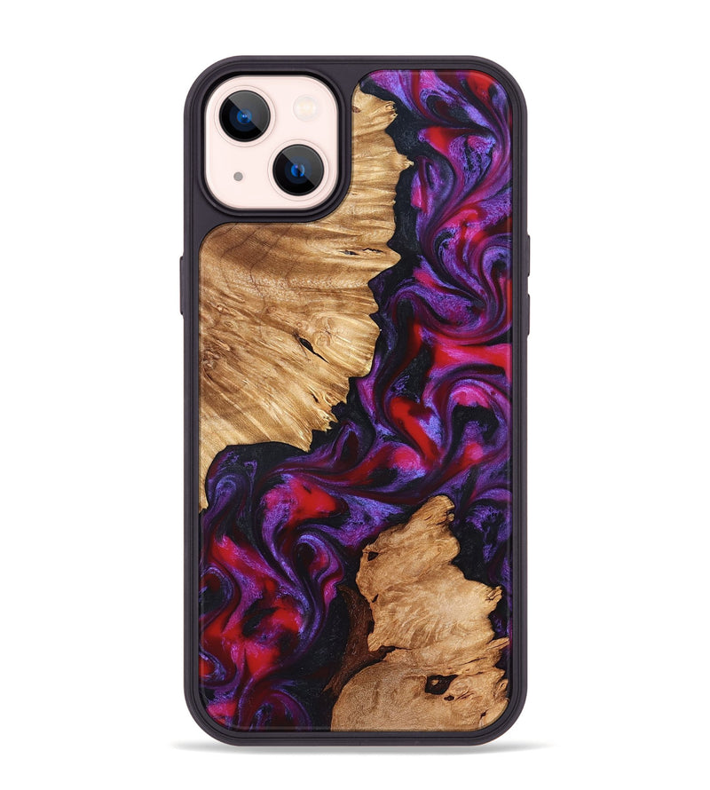 iPhone 14 Plus Wood Phone Case - Alton (Red, 823463)