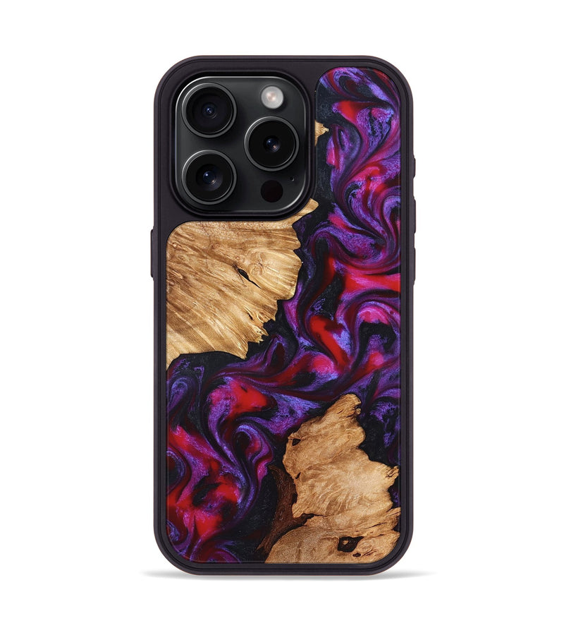 iPhone 15 Pro Wood Phone Case - Alton (Red, 823463)