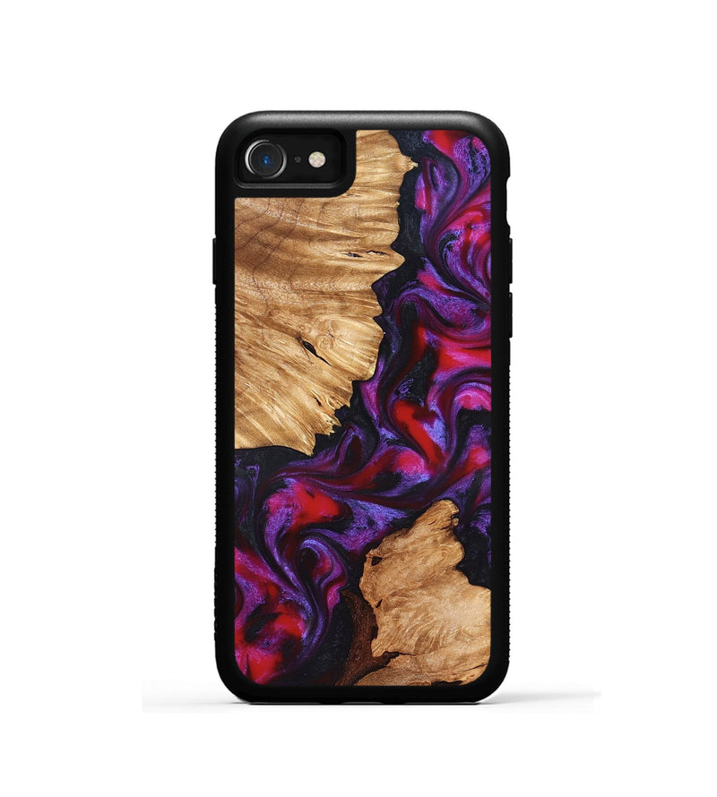 iPhone SE Wood Phone Case - Alton (Red, 823463)