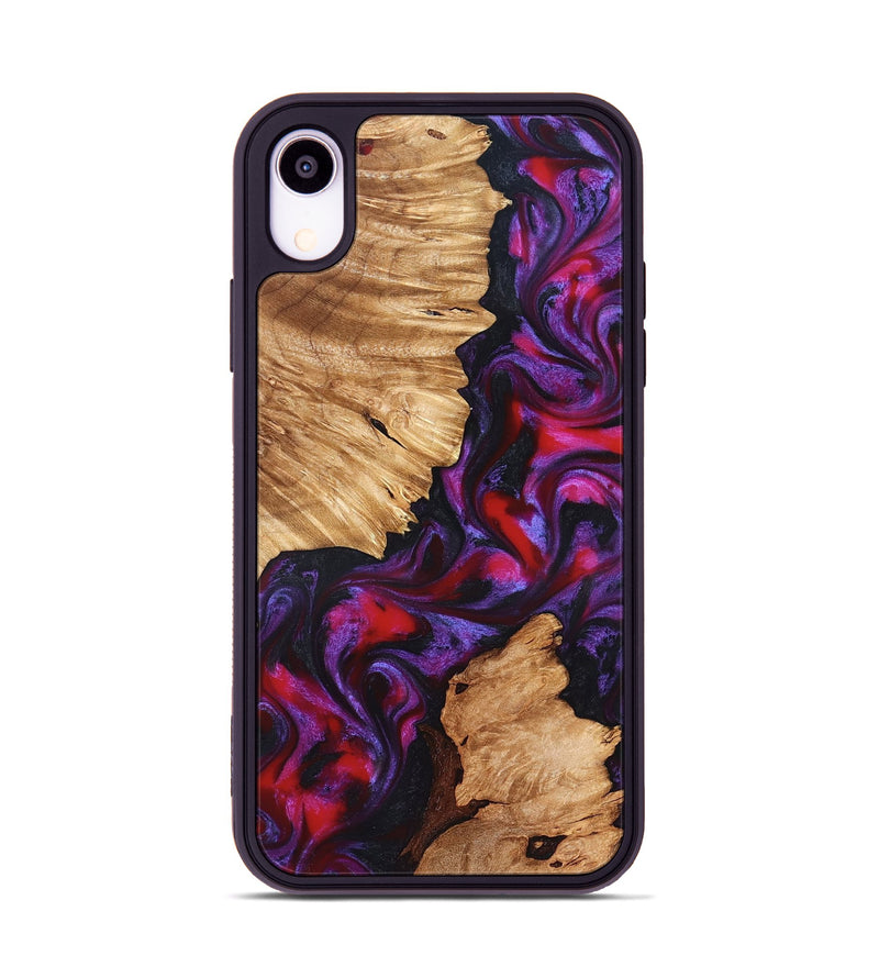 iPhone Xr Wood Phone Case - Alton (Red, 823463)