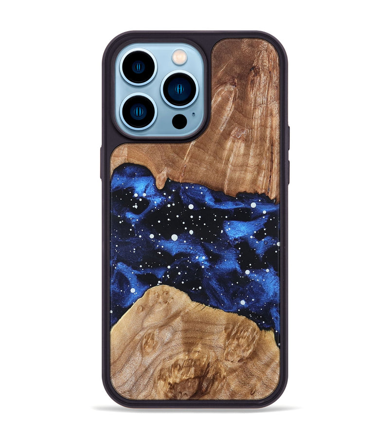 iPhone 14 Pro Max Wood Phone Case - Brenden (Cosmos, 823466)
