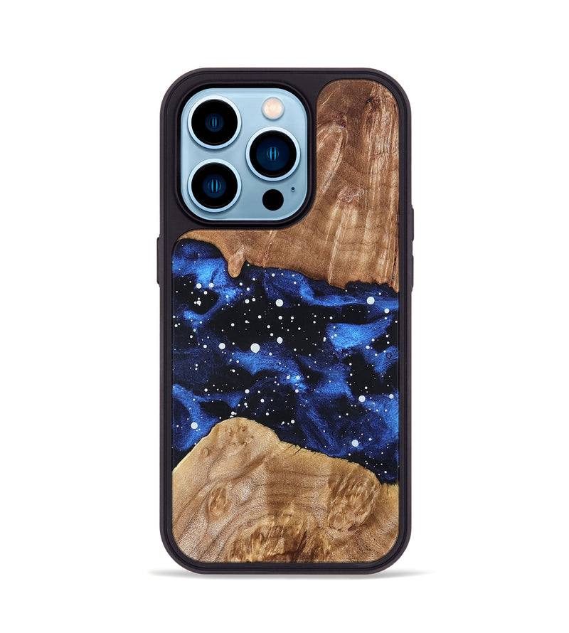 iPhone 14 Pro Wood Phone Case - Brenden (Cosmos, 823466)