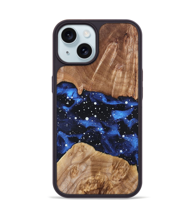 iPhone 15 Wood Phone Case - Brenden (Cosmos, 823466)