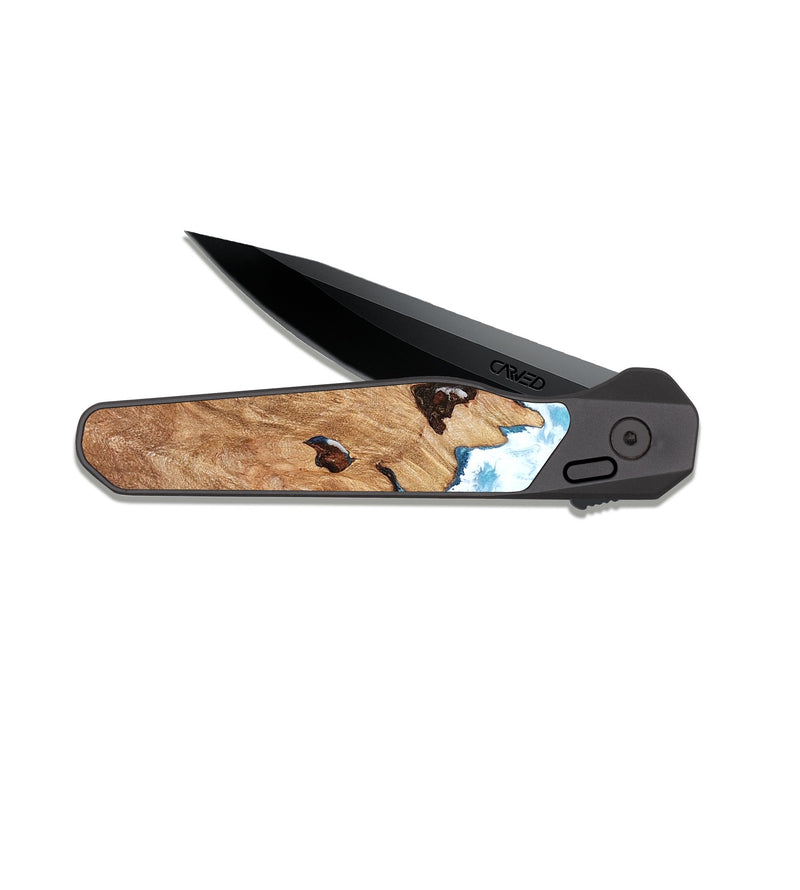 EDC Dark Slate Wood Pocket Knife - Garland (Coastal, 823467)