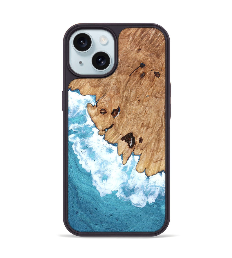 iPhone 15 Wood Phone Case - Garland (Coastal, 823467)