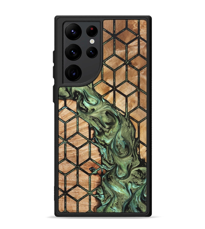 Galaxy S22 Ultra Wood Phone Case - Elvis (Pattern, 823468)