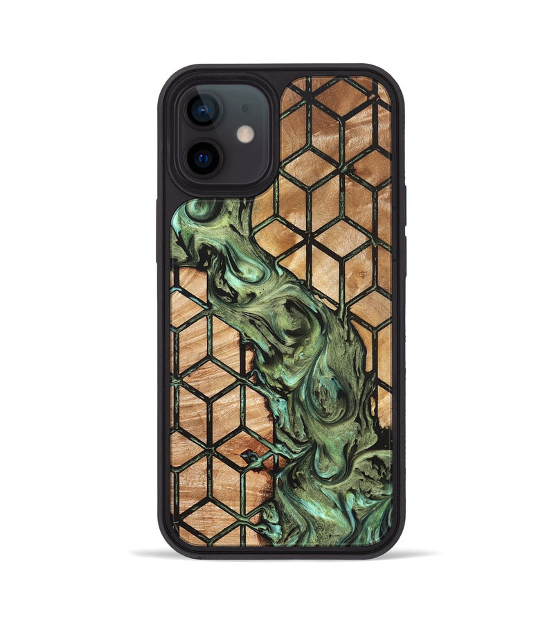 iPhone 12 Wood Phone Case - Elvis (Pattern, 823468)