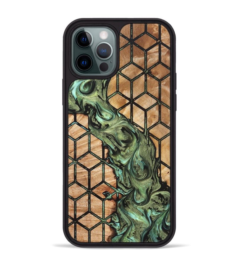 iPhone 12 Pro Max Wood Phone Case - Elvis (Pattern, 823468)