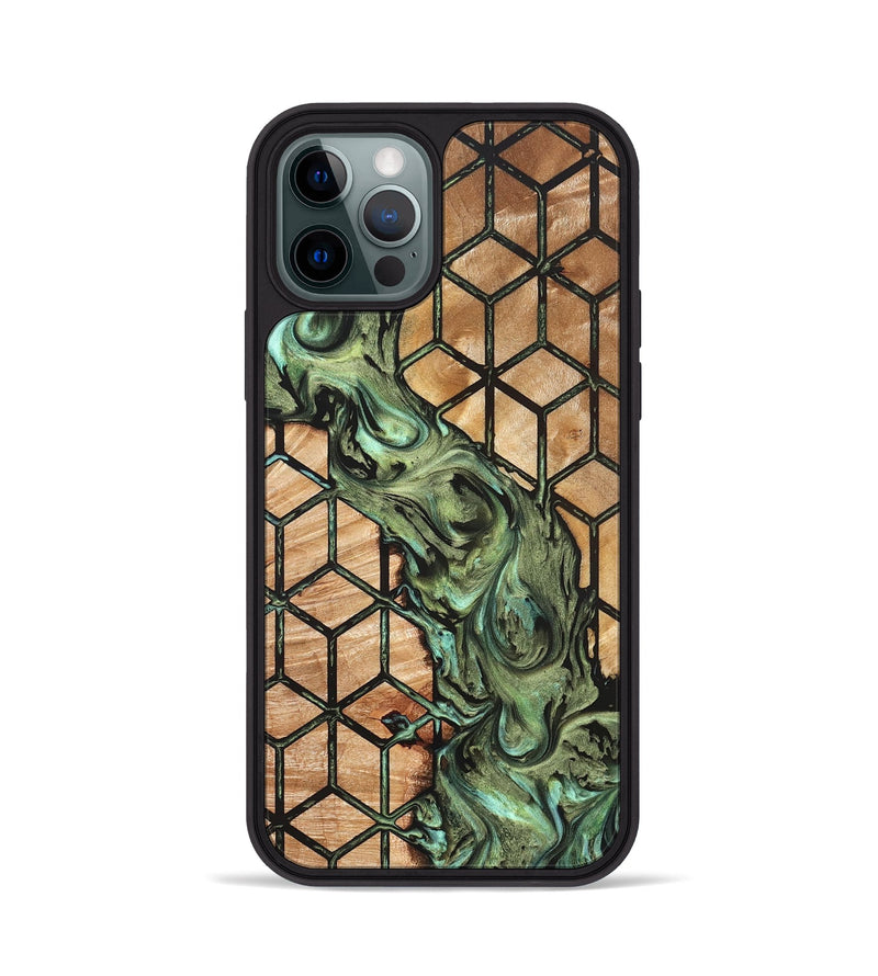 iPhone 12 Pro Wood Phone Case - Elvis (Pattern, 823468)