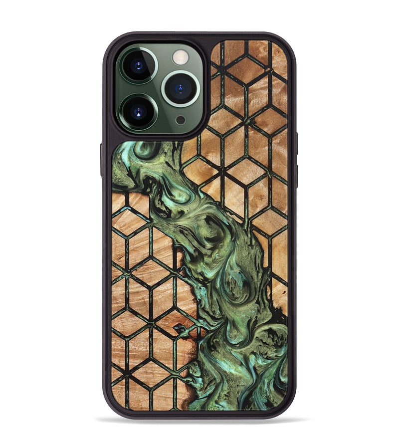 iPhone 13 Pro Max Wood Phone Case - Elvis (Pattern, 823468)