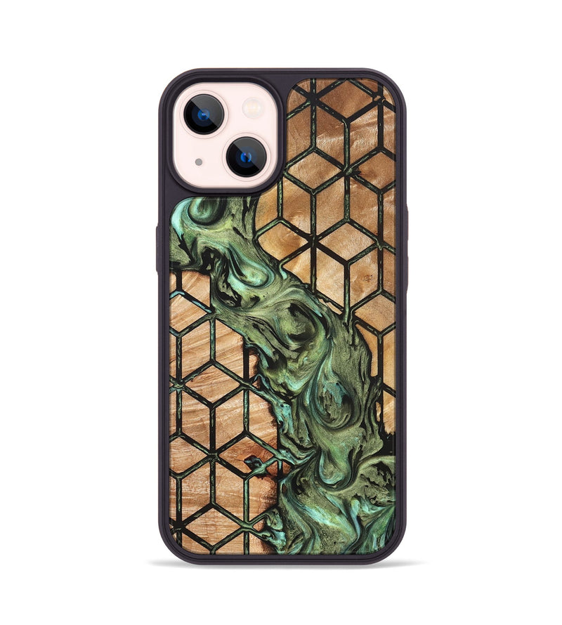 iPhone 14 Wood Phone Case - Elvis (Pattern, 823468)