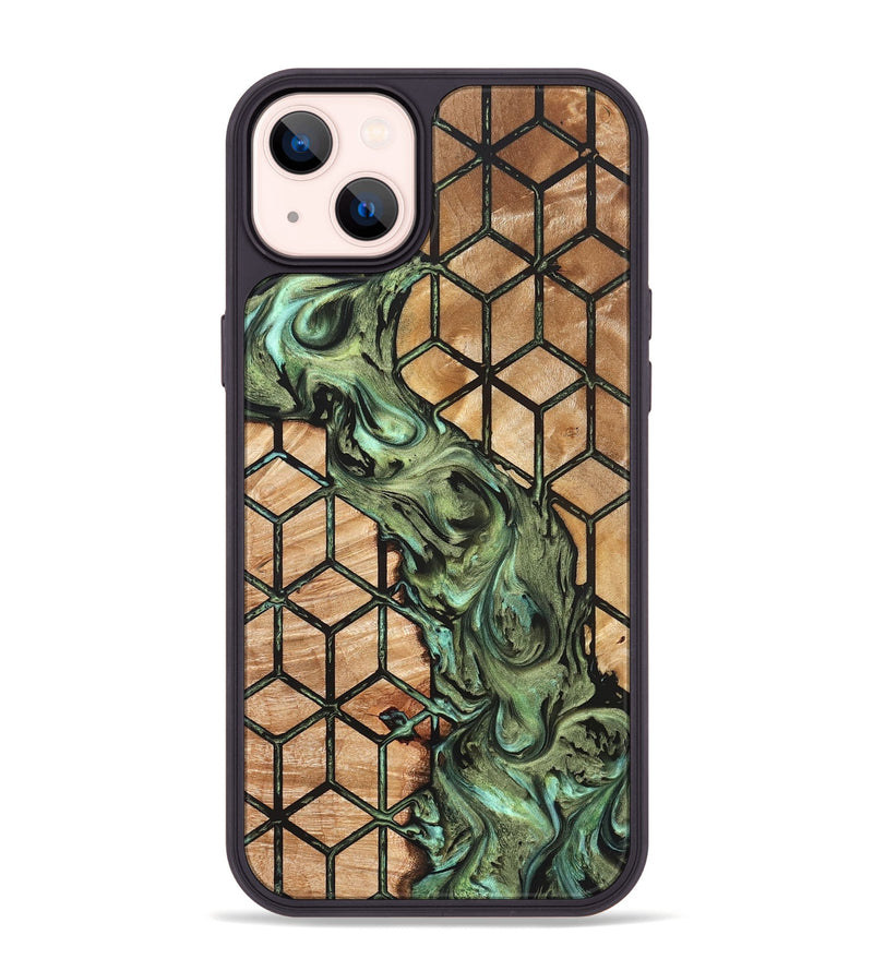 iPhone 14 Plus Wood Phone Case - Elvis (Pattern, 823468)