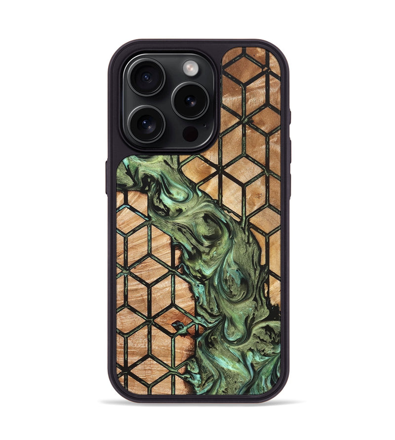 iPhone 15 Pro Wood Phone Case - Elvis (Pattern, 823468)