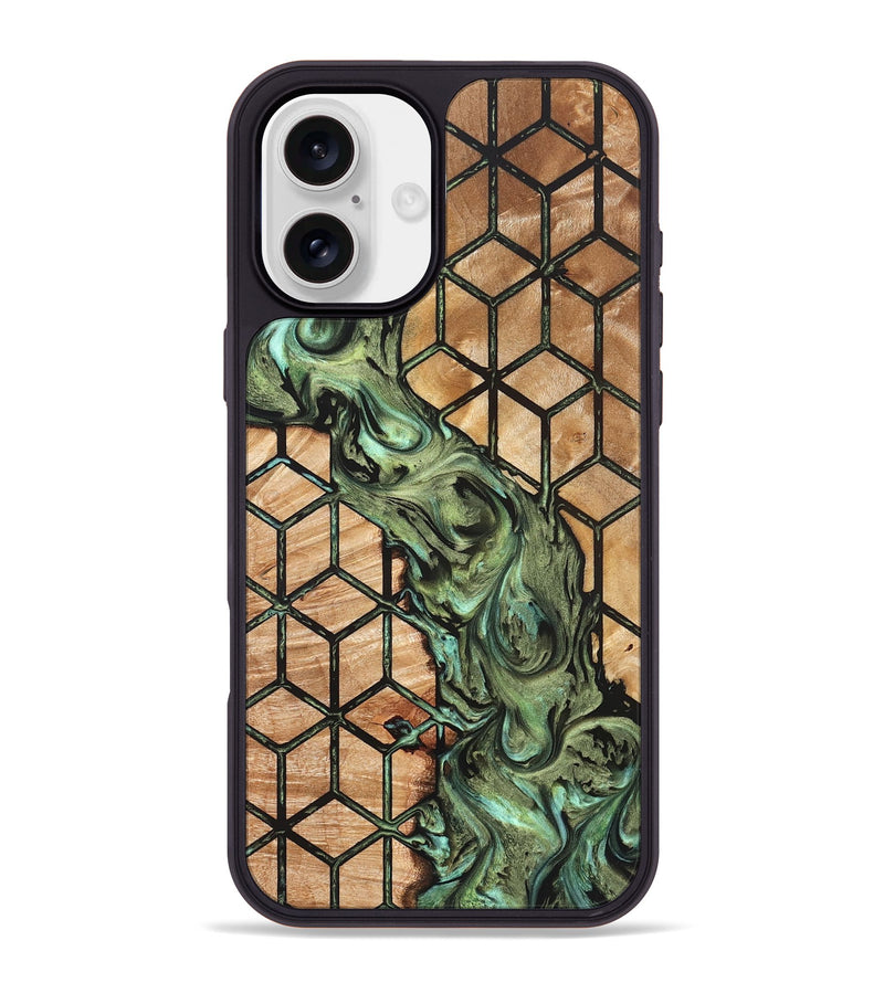 iPhone 16 Plus Wood Phone Case - Elvis (Pattern, 823468)