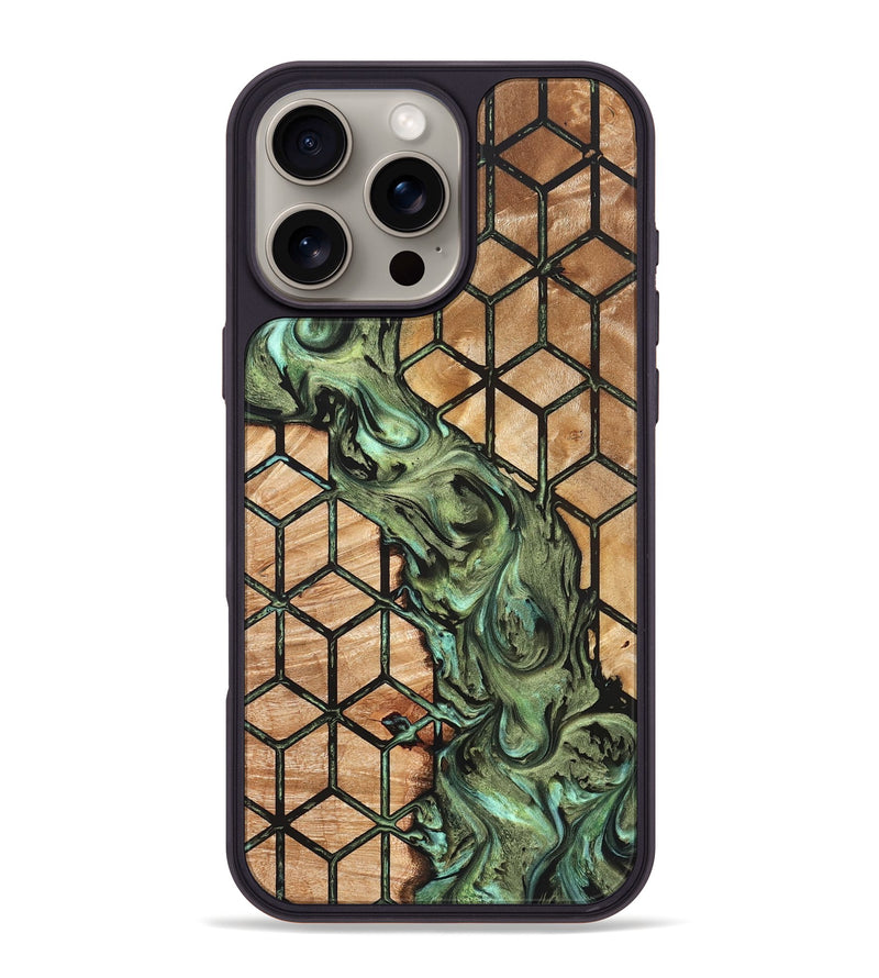 iPhone 16 Pro Max Wood Phone Case - Elvis (Pattern, 823468)