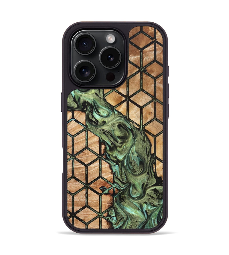 iPhone 16 Pro Wood Phone Case - Elvis (Pattern, 823468)