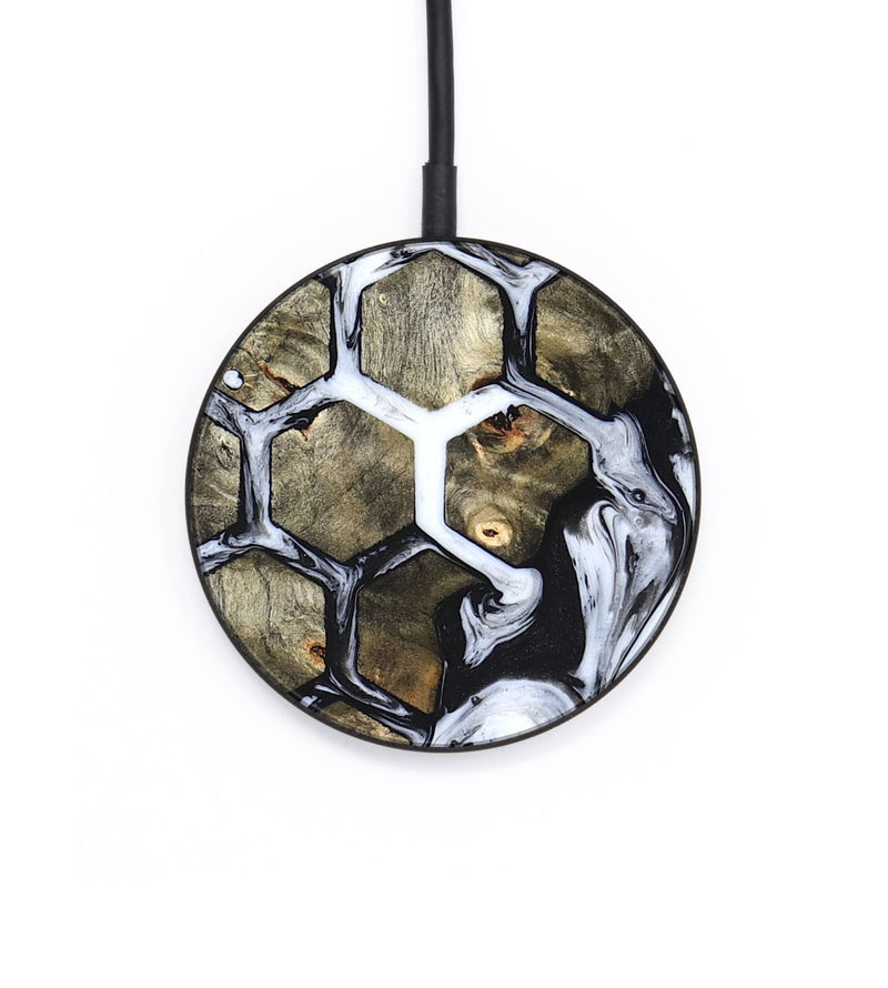 Circle Wood Wireless Charger - Josh (Pattern, 823469)