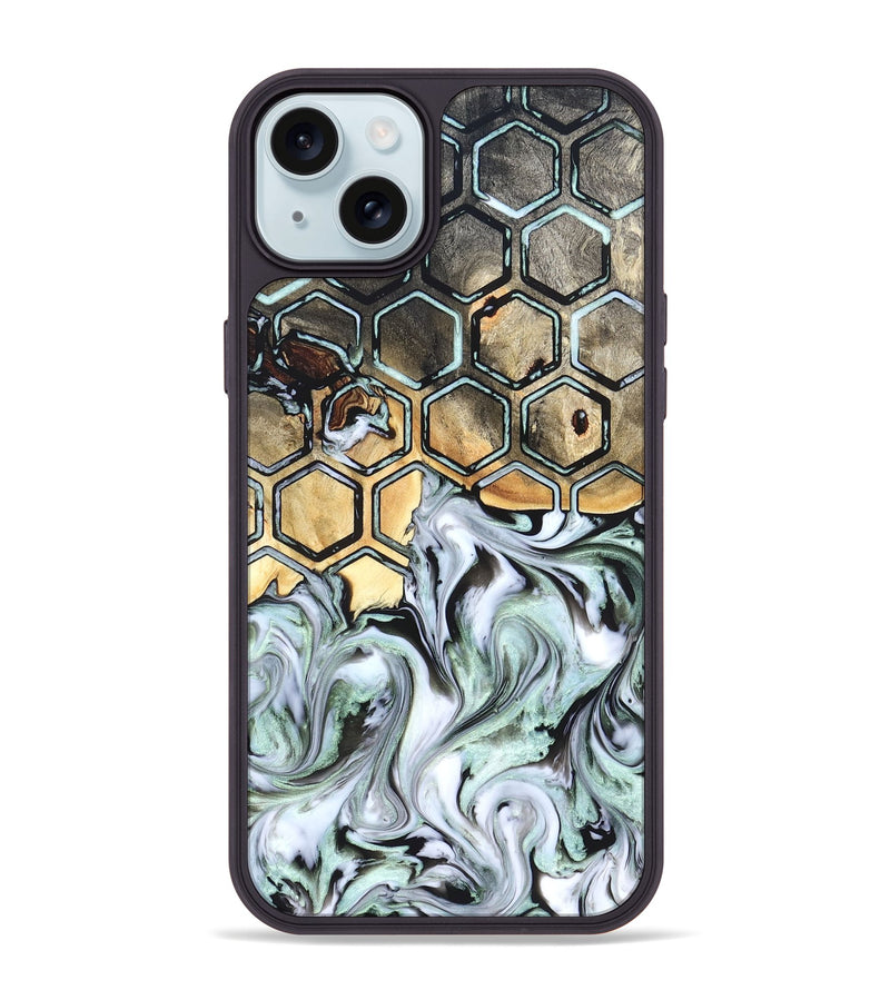 iPhone 15 Plus Wood Phone Case - Amare (Pattern, 823470)