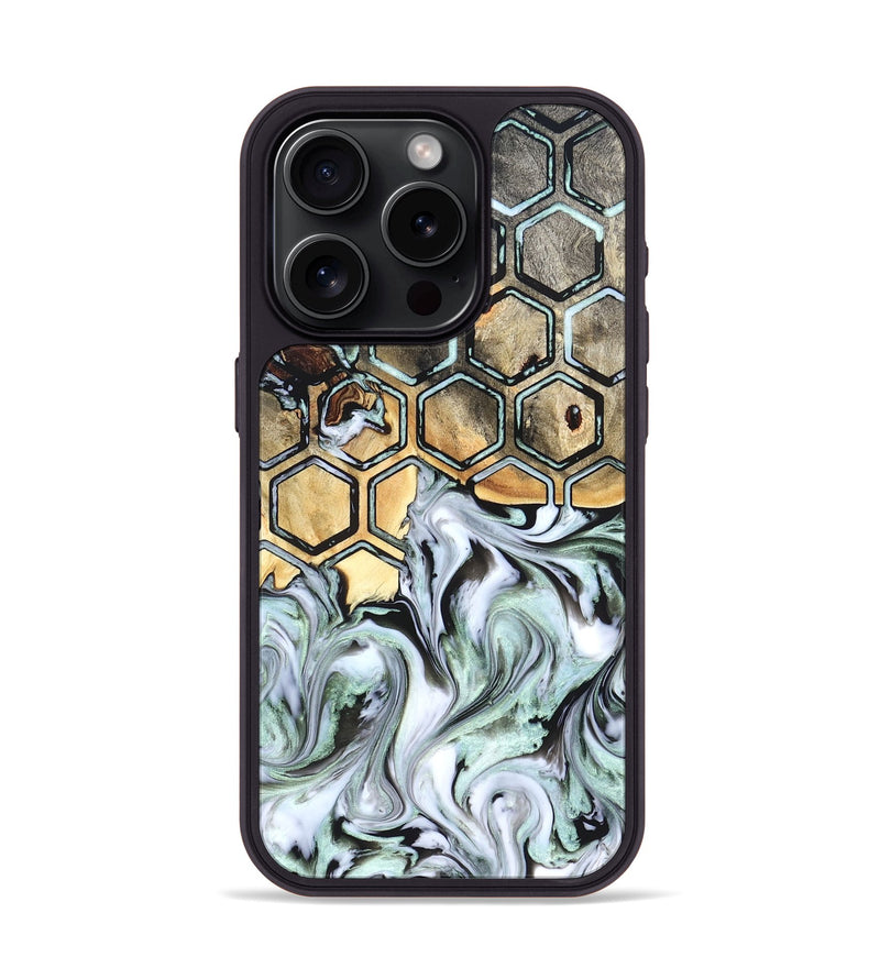 iPhone 15 Pro Wood Phone Case - Amare (Pattern, 823470)