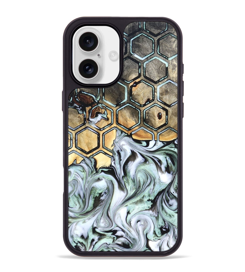 iPhone 16 Plus Wood Phone Case - Amare (Pattern, 823470)