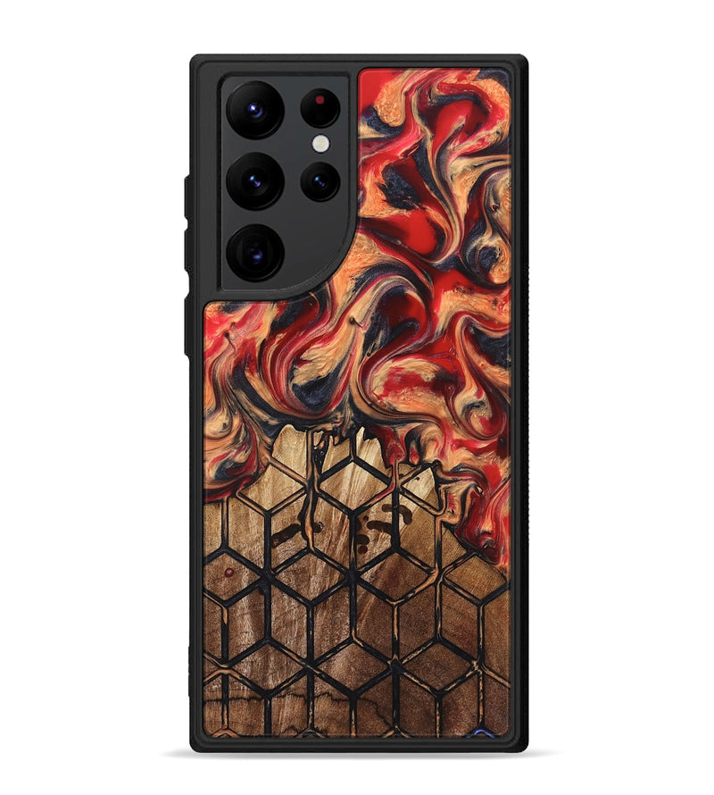 Galaxy S22 Ultra Wood Phone Case - Nancy (Pattern, 823471)