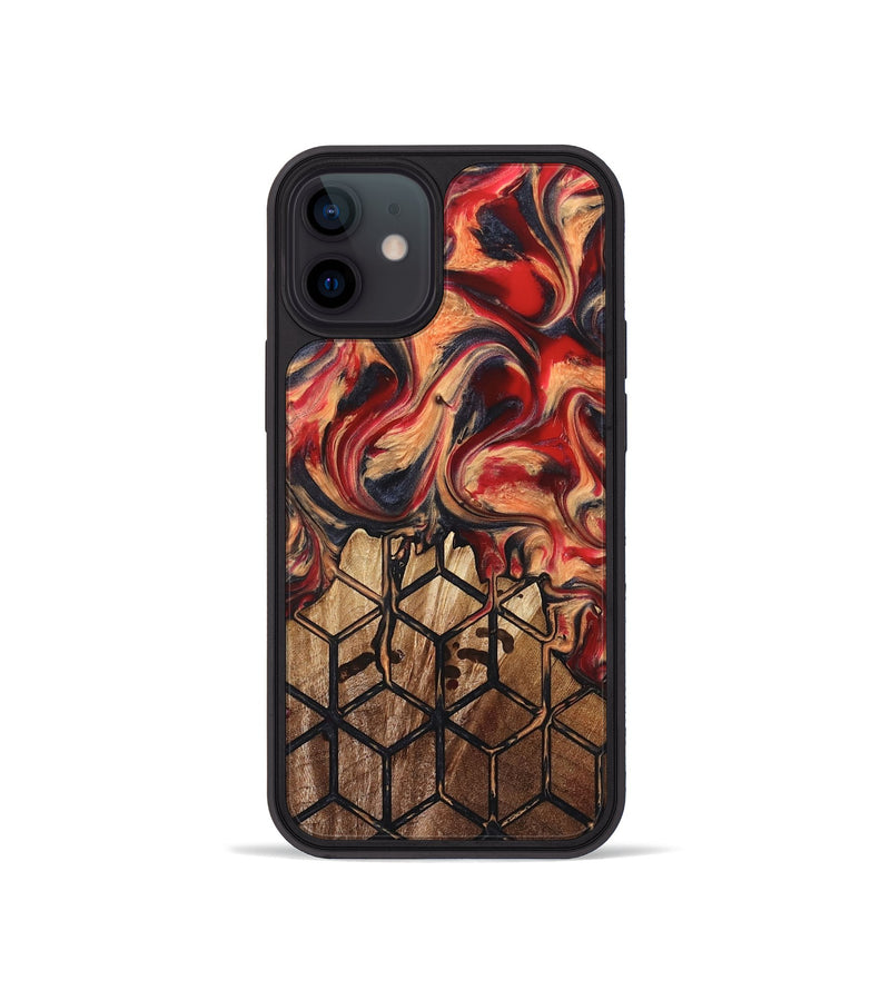 iPhone 12 mini Wood Phone Case - Nancy (Pattern, 823471)
