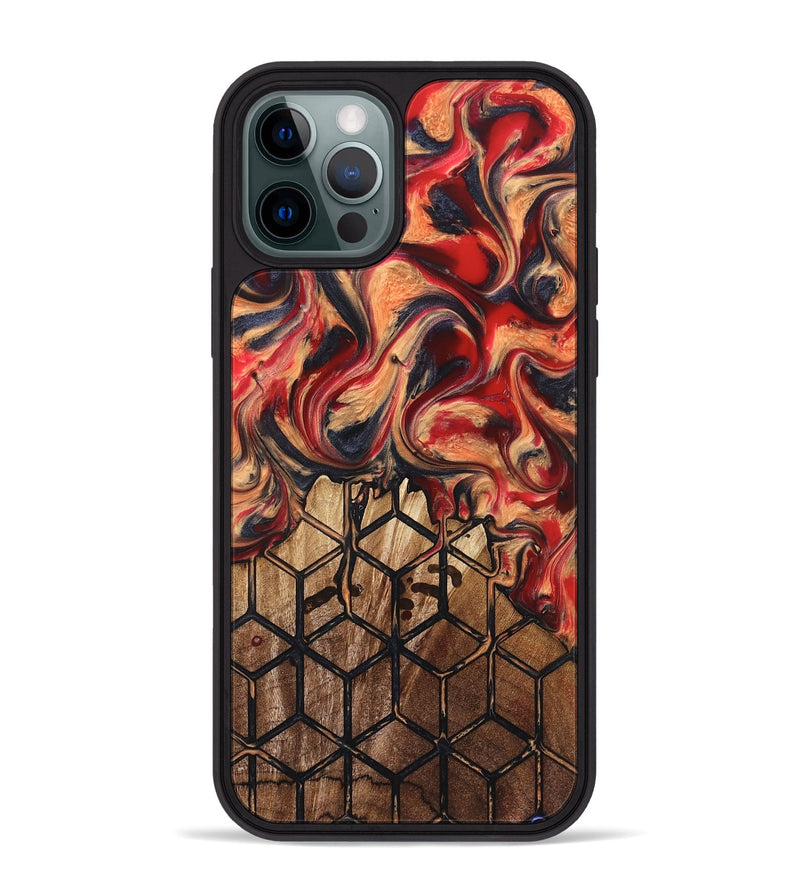 iPhone 12 Pro Max Wood Phone Case - Nancy (Pattern, 823471)