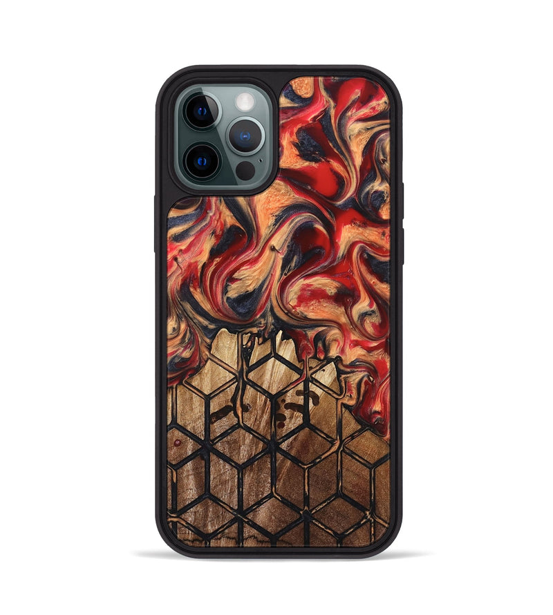 iPhone 12 Pro Wood Phone Case - Nancy (Pattern, 823471)