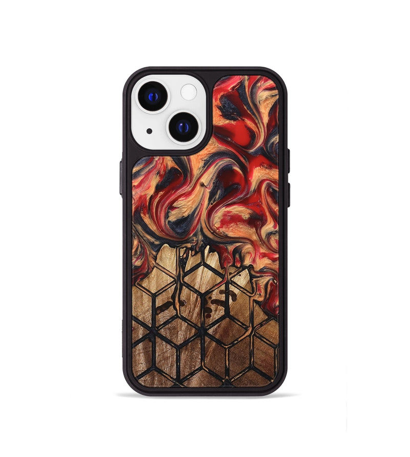 iPhone 13 mini Wood Phone Case - Nancy (Pattern, 823471)