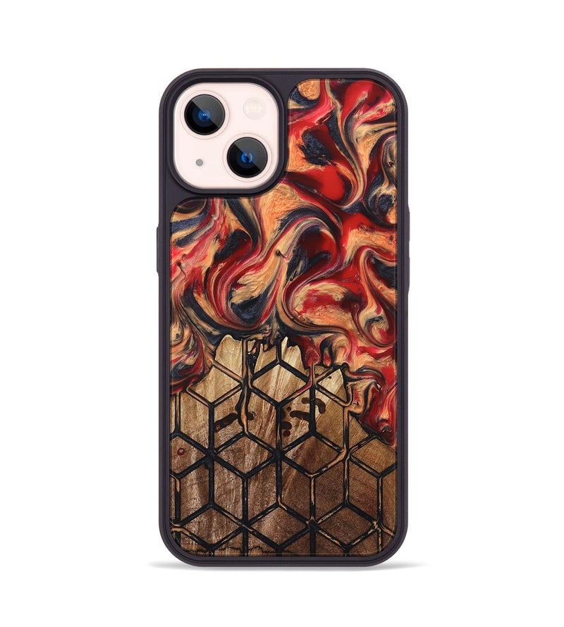 iPhone 14 Wood Phone Case - Nancy (Pattern, 823471)