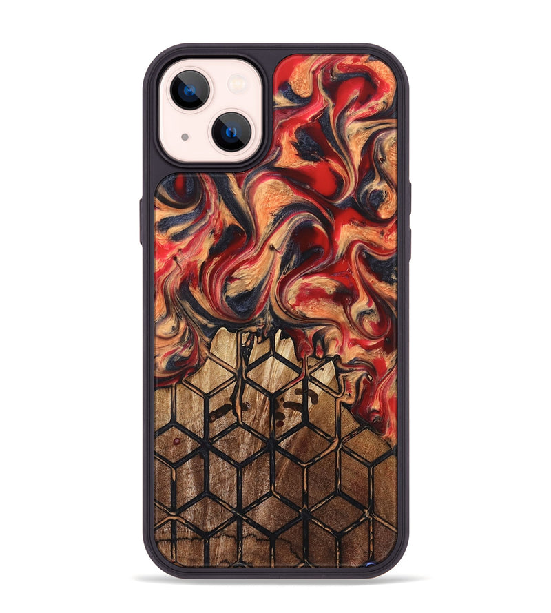 iPhone 14 Plus Wood Phone Case - Nancy (Pattern, 823471)