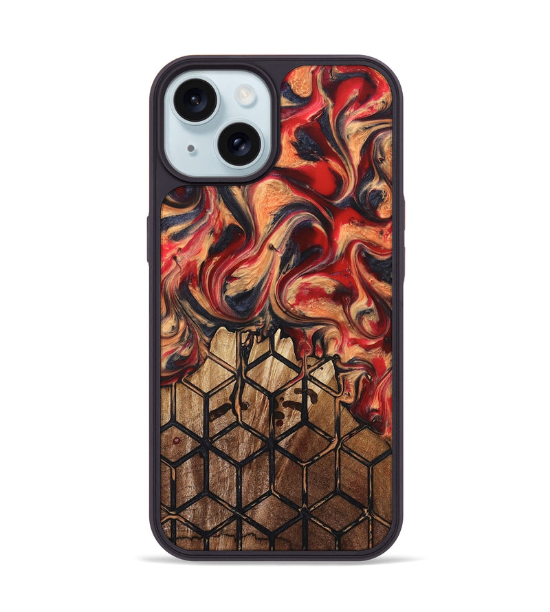iPhone 15 Wood Phone Case - Nancy (Pattern, 823471)