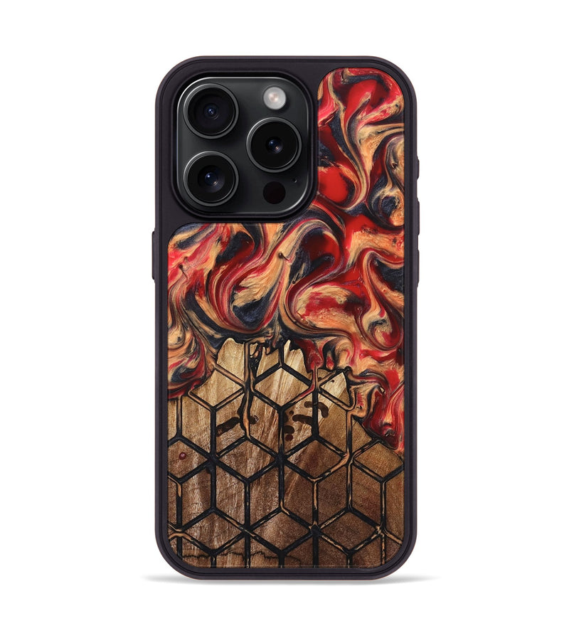 iPhone 15 Pro Wood Phone Case - Nancy (Pattern, 823471)