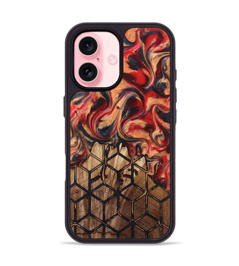 iPhone 16 Wood Phone Case - Nancy (Pattern, 823471)