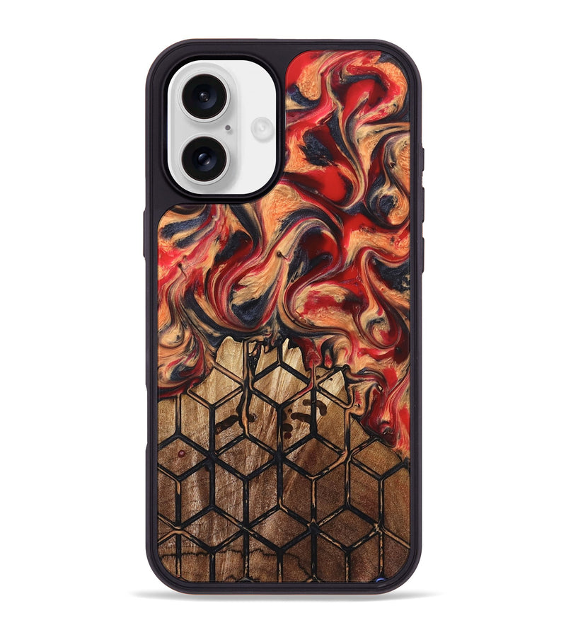 iPhone 16 Plus Wood Phone Case - Nancy (Pattern, 823471)
