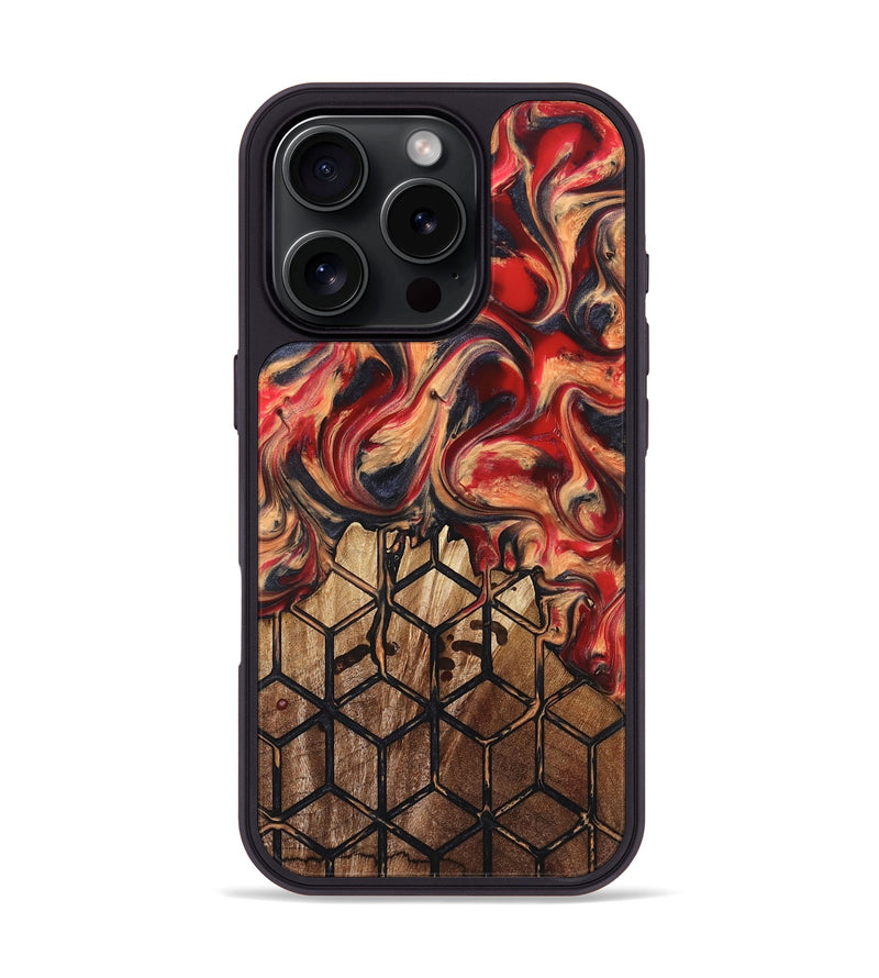iPhone 16 Pro Wood Phone Case - Nancy (Pattern, 823471)