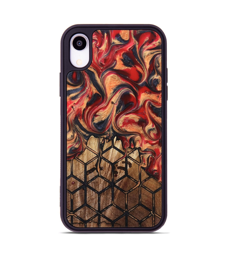 iPhone Xr Wood Phone Case - Nancy (Pattern, 823471)