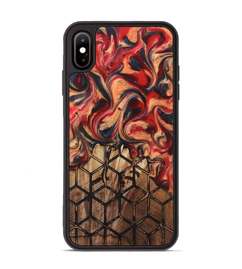 iPhone Xs Max Wood Phone Case - Nancy (Pattern, 823471)