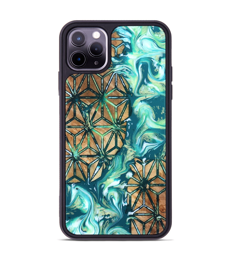 iPhone 11 Pro Max Wood Phone Case - Niko (Pattern, 823472)