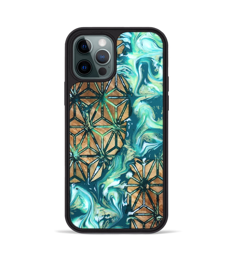 iPhone 12 Pro Wood Phone Case - Niko (Pattern, 823472)