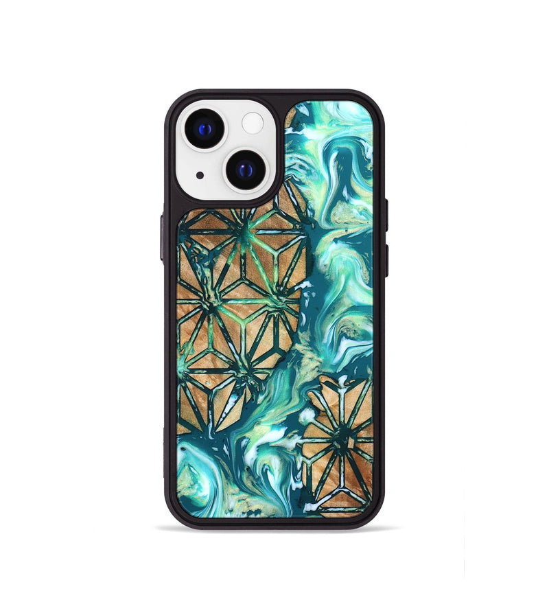 iPhone 13 mini Wood Phone Case - Niko (Pattern, 823472)